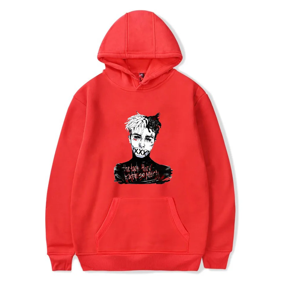 2018 XXXTentacion толстовки для мужчин/женщин Повседневный пуловер уличная Толстовка