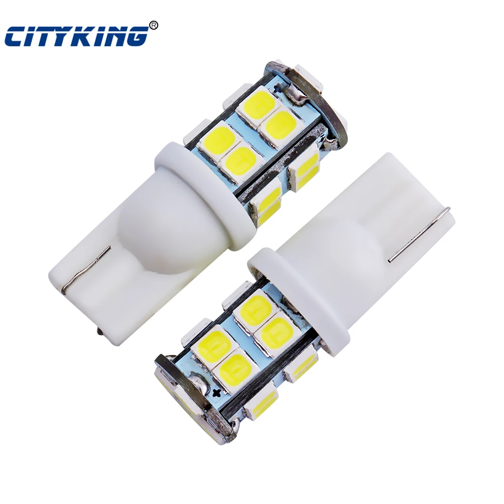 

Автомобильная лампа Авто T10 led 20smd 2835, 500 шт., автомобильная лампа авто LED T10 20led 194 W5W, клиновидная лампа, автомобильная боковая габаритная лампа