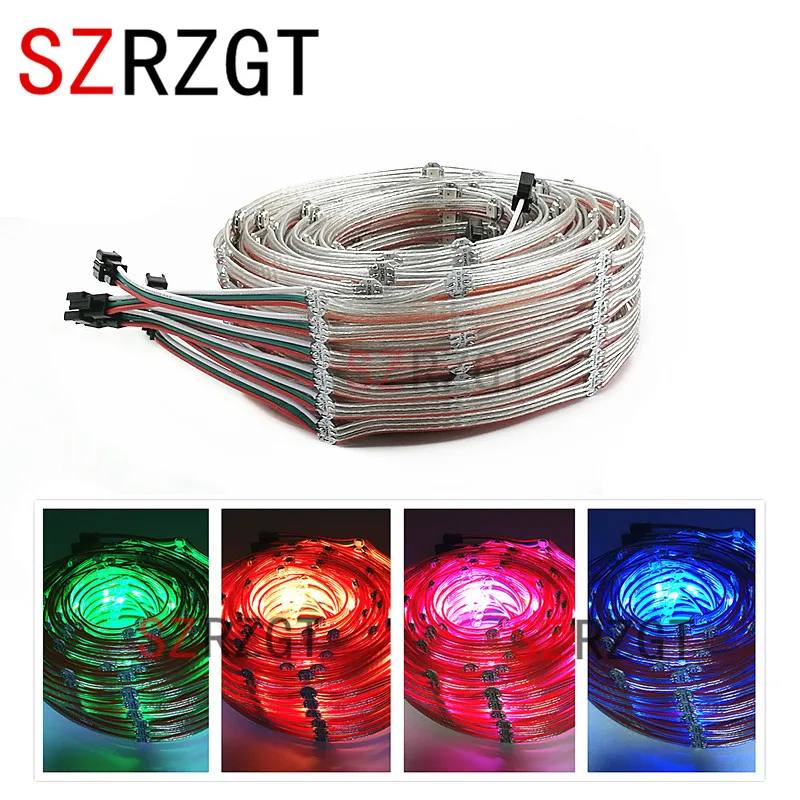 50 x Предварительно припаянных WS2812B модифицируемых RGB светодиодных пиксельных