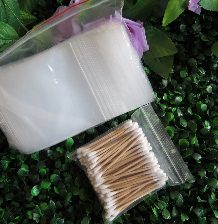 100 шт. 4*5 см мини пакеты с застежкой zip-lock Ziplock Прозрачные украшения чехол игрушечная еда сумка для хранения
