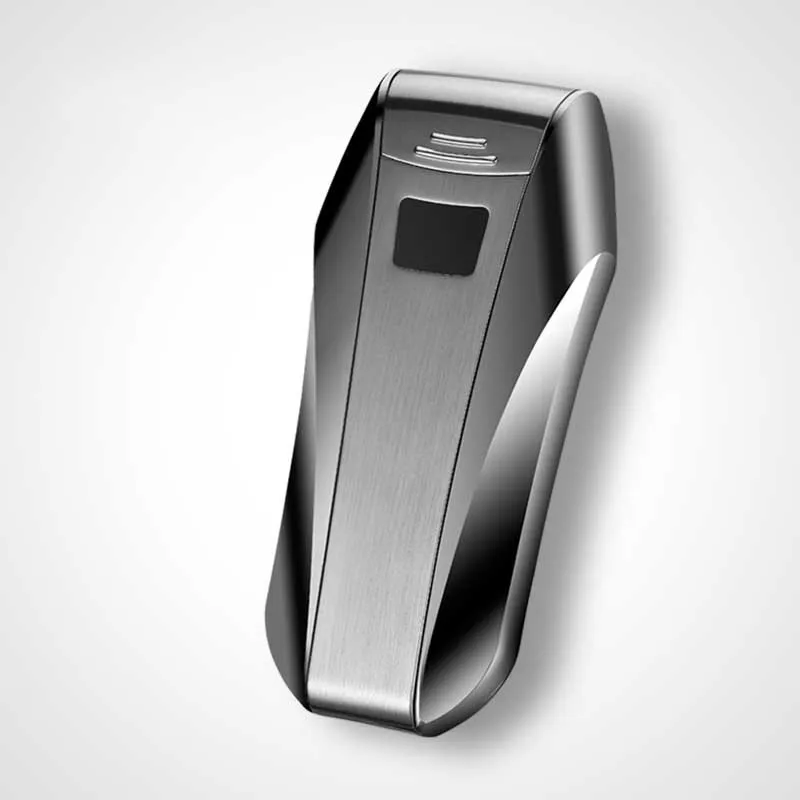 2019 металлическая Сенсорная Электронная USB-зажигалка с двойным пламенем и