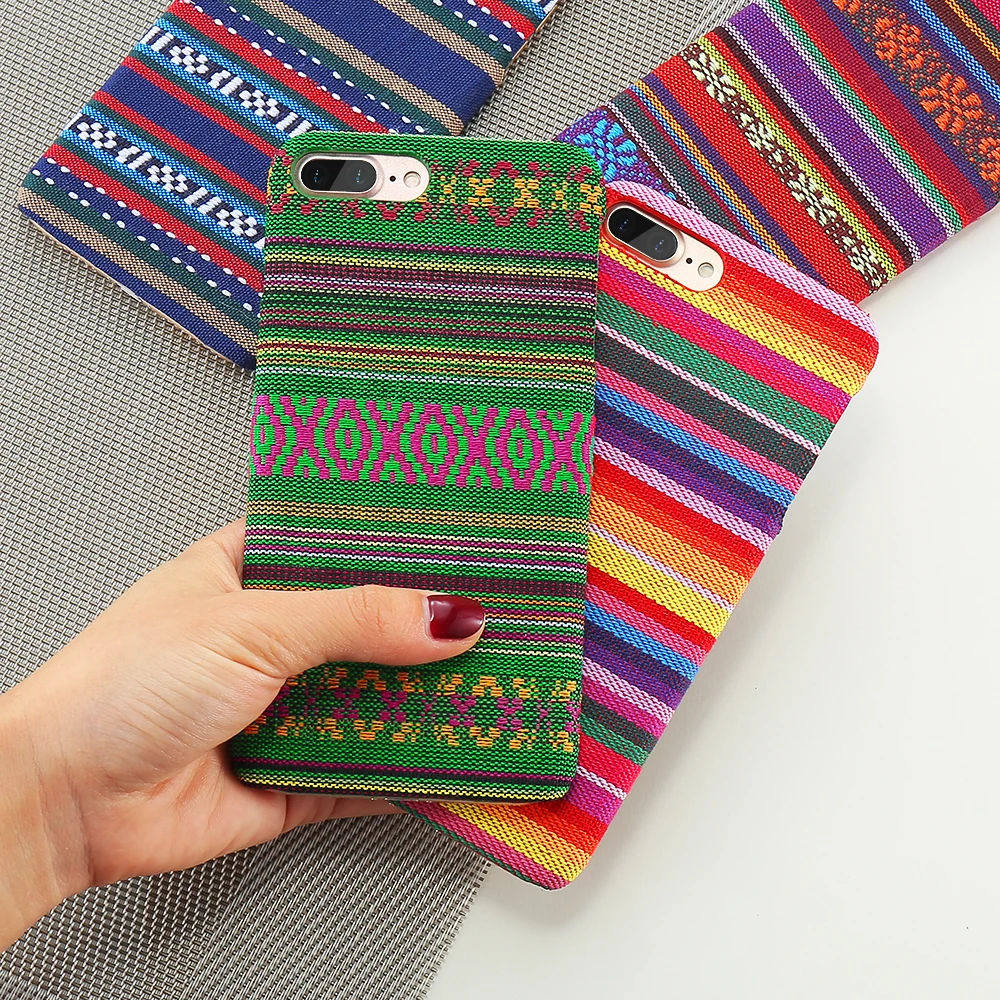Экзотический народный чехол для iPhone X 8 7 6 S Plus 5 5S SE богемные традиционные ткани 10 |