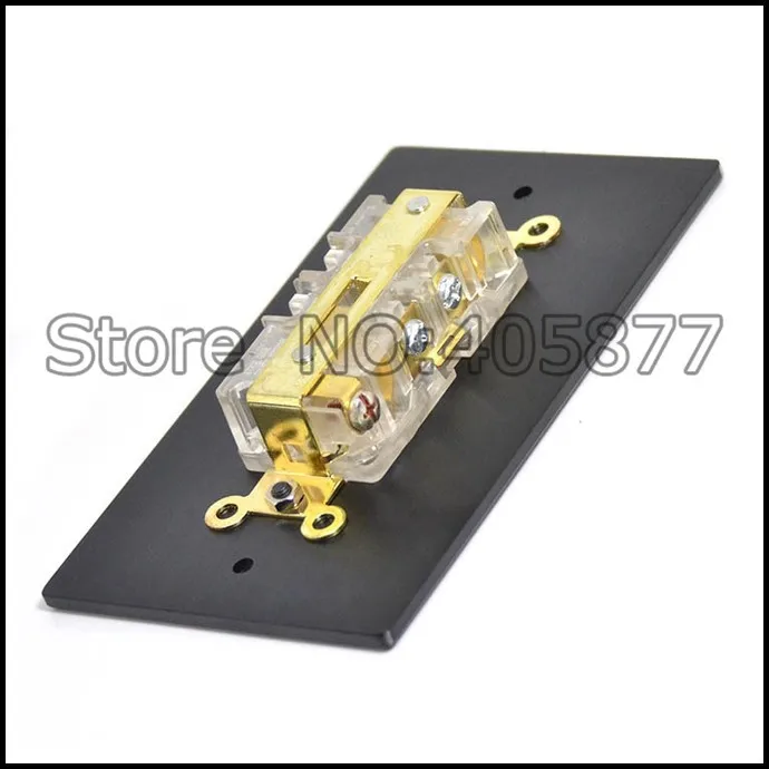 Одна позолоченная розетка питания AC US настенная дистрибьютор|outlet socket|wall outlet