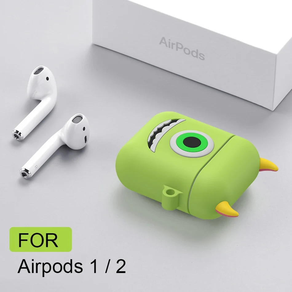Чехол для наушников с объемным изображением медведя для Apple Airpods 1, 2, чехол, Роскошный чехол для Airpods, мягкий чехол для наушников, чехол для наушников Etui