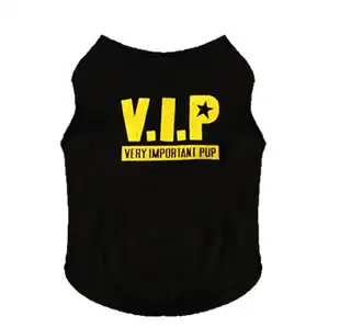 Бесплатная доставка милый жилет для питомца щенка собаки VIP стиль футболка