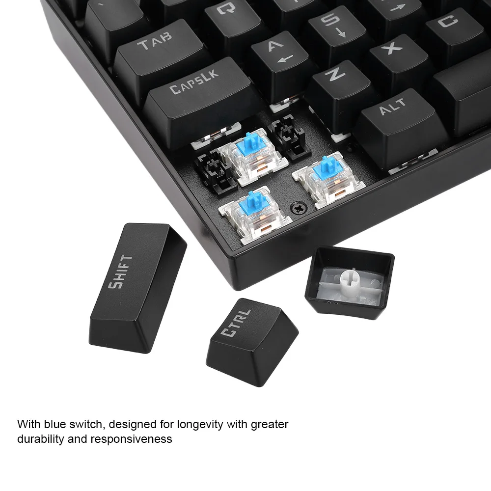 REDRAGON K552 игровая Механическая Проводная клавиатура брызгозащищенная вода красная подсветка клавиатуры геймер для компьютера ноутбук Настольный ПК