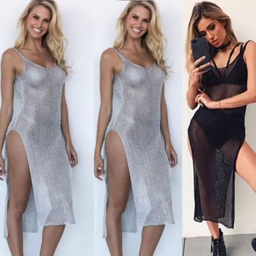2018 hotwon Women Swimwear Bathing Suit One Piece Dress Crochet Bikini Beach | Женская одежда
