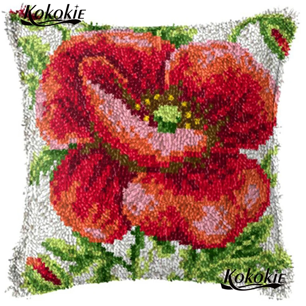 Набор чехлов для подушки ручной работы вышивка крестиком пряжа вязание крючком