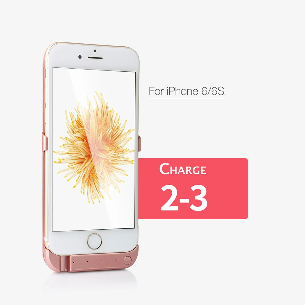Чехол с аккумулятором Extpower 5000 мач для iPhone 6 6s 7 8 чехол внешним Plus зарядным
