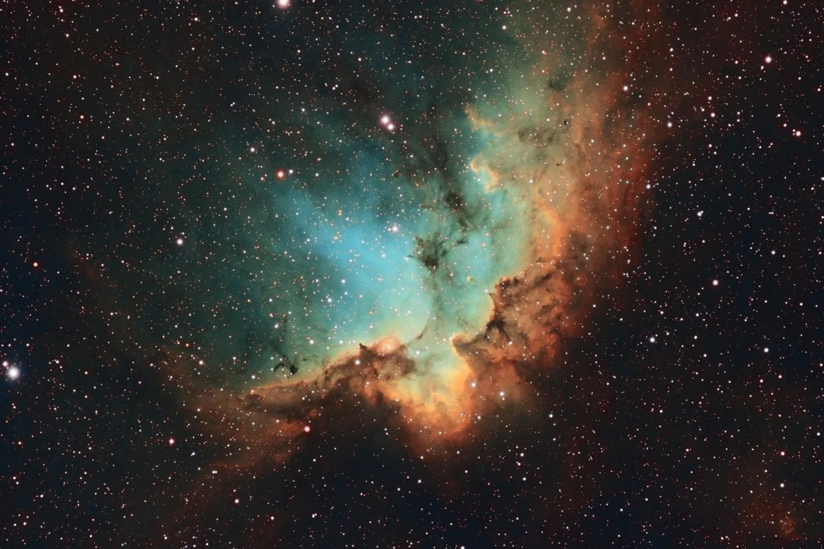 

custom print fabric poster (frame available) space stars Wizard Nebula NGC PMD864 for wall decor room decor home decoration