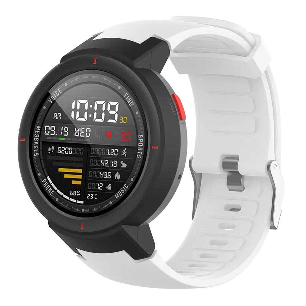 Силиконовый ремешок 20 мм для смарт-часов Huami 3 amazfit verge (A1801) мини-часов