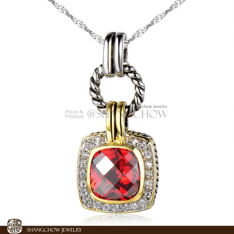 Новинка винтажное модное ювелирное изделие гранат серебро 925 пробы белое золото