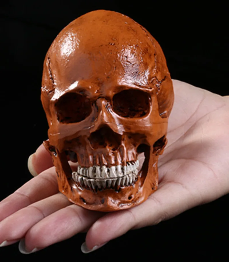 Бесплатная доставка Хэллоуин игрушки Моделирование человеческий череп