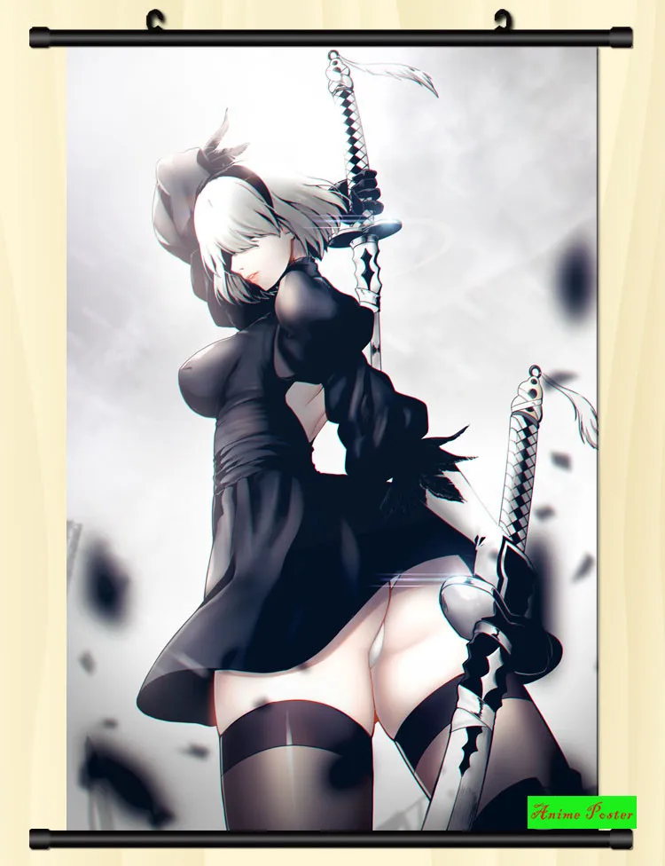 Style 5 NieR Automata стены свиток печатных живопись Домашний декор японский мультфильм украшения Плакат 60*90 см - Цвет: Style 5