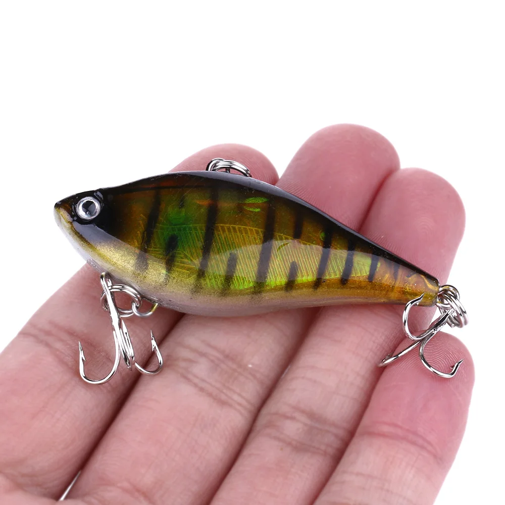 1 шт. 13 г 60 мм жесткий VIB Рыболовная Приманка ВЧ крючки тонущий Crankbait Рыбалка