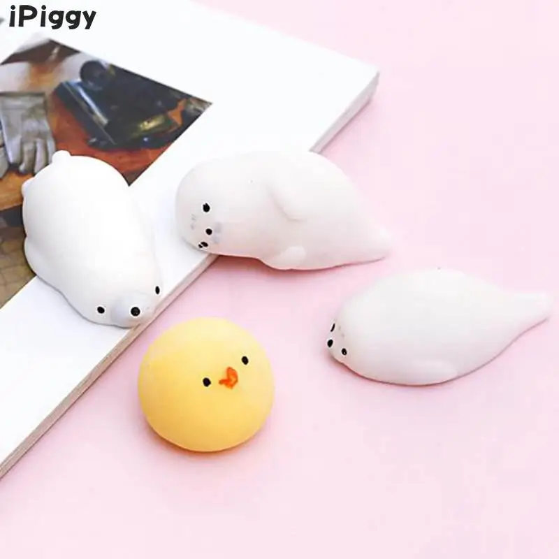 Сжимаемые антистрессовые игрушки Mochi мягкие липкие для домашних животных