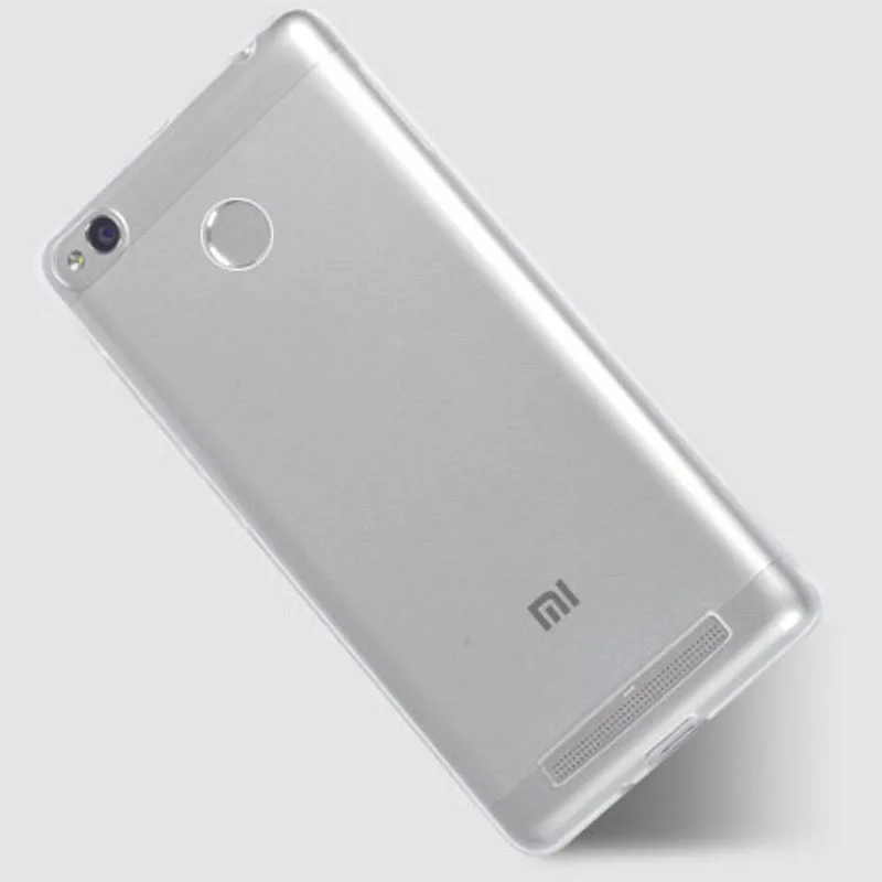Чехол для Xiaomi Redmi 3 S прозрачные ультратонкие мягкие чехлы из ТПУ телефонов Pro