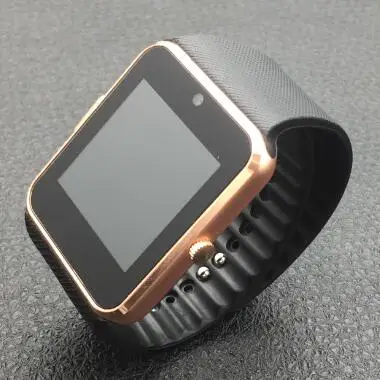 Золотой Смарт-часы Rrice Slimy с поддержкой Bluetooth, поддержка GT08, 2G, SIM, TF карта, камера, наручные часы для телефона Android, женские, мужские, Детские умные часы - Цвет: Золотой