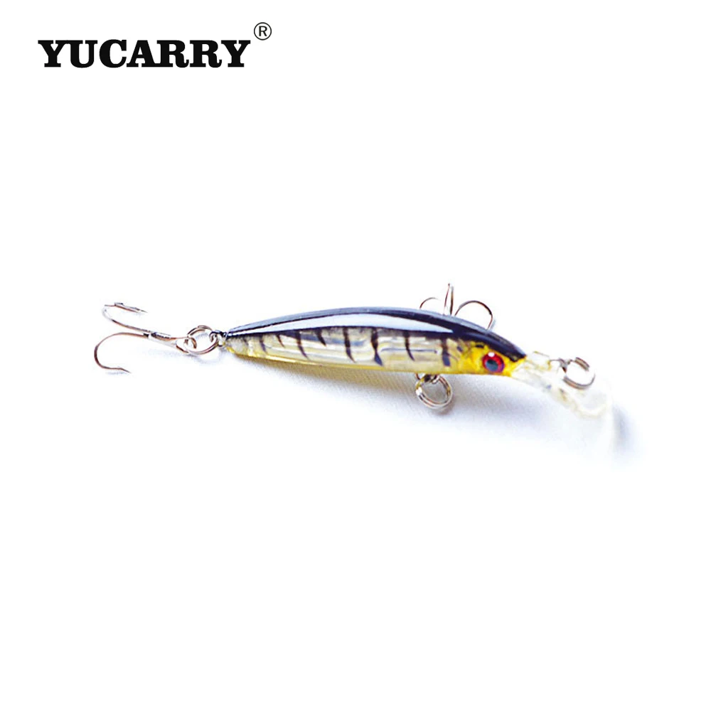 YUCARRY бренд 4 цвета 8 см 3 9 г # крюк многосекционный моделирования рыбы Luya Блесен