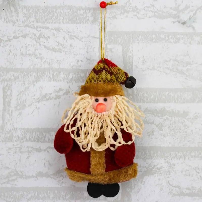 2017 Christmas Santa Claus Doll Toy Tree Ornaments Decoration Exquisite For Home Xmas Happy New Year Gift navidad | Дом и сад