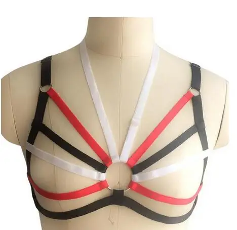 Модные сексуальные полые черные эластичные ремни Vrouwen регулируемые Фетиш Borst