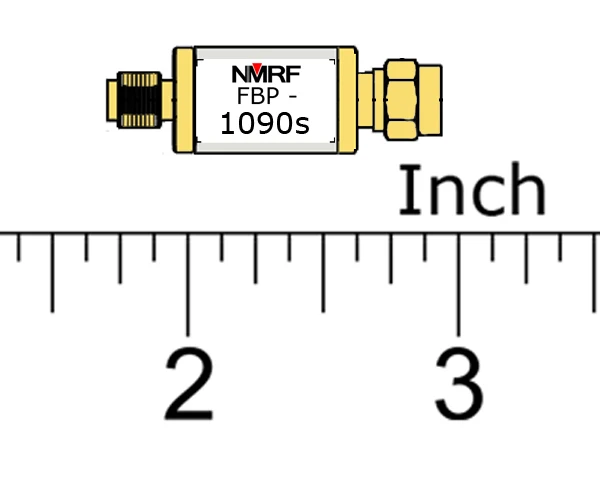 

NEW 1PC 1090MHz band ADS-B band SAW filter band, bandwidth 8MHz, SMA interface