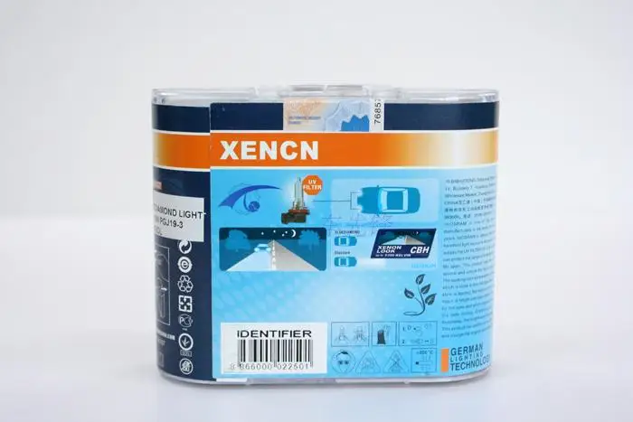 2 шт./лот XENCN H16 12V 19 Вт 5300K PGJ19-3 голубой бриллиант светильник супер белый отличное качество Туман головной светильник галогенная лампа для 64219