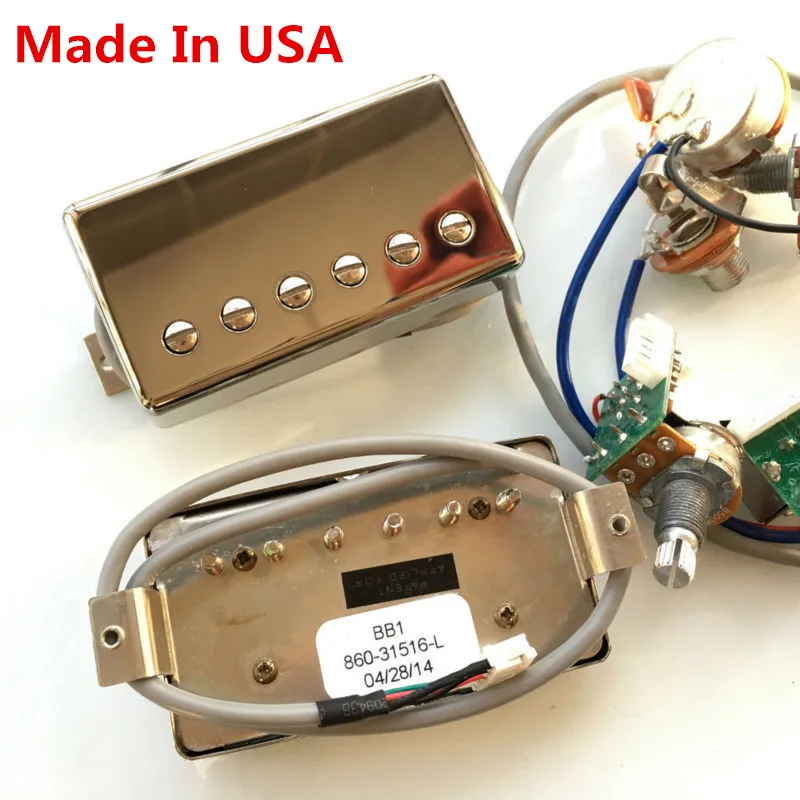 1 комплект электрогитары Humbucker Pickups с Pro жгутом проводки для Gib BB1 BB2 BB серии