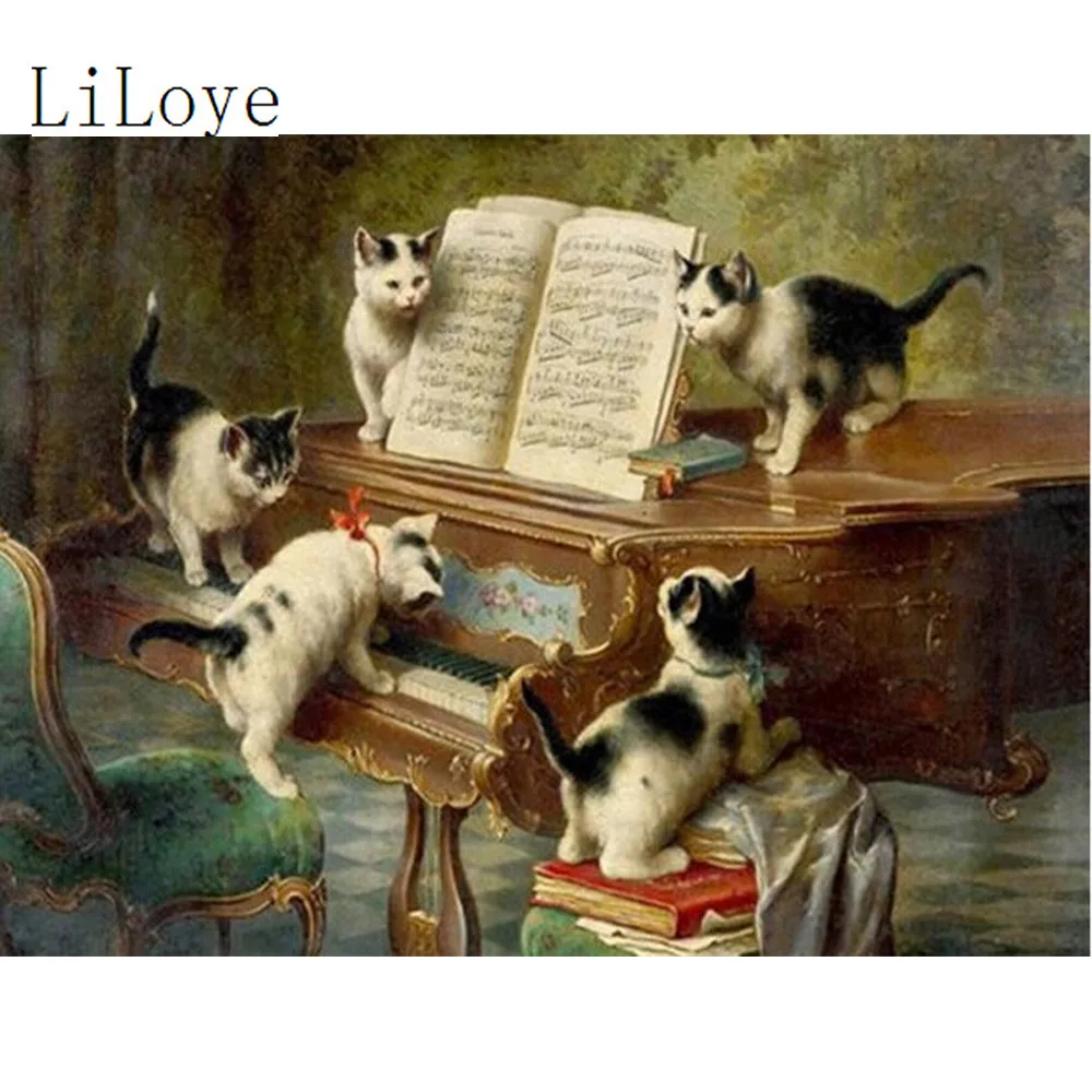 

Распродажа, набор для алмазной вышивки LI LOYE Crafts, набор для алмазной живописи «сделай сам», инкрустированная декоративная вышивка «Кот», обу...