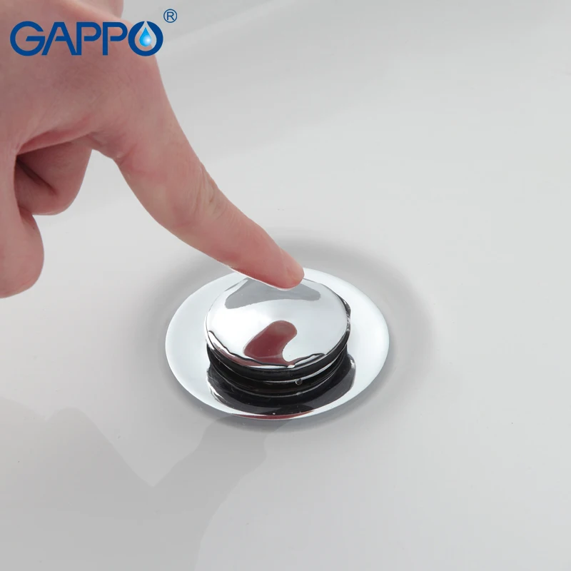 GAPPO стоки раковины стопор с переливом отверстие отходов всплывающие отходов раковины Слива умывальника сливной фильтр