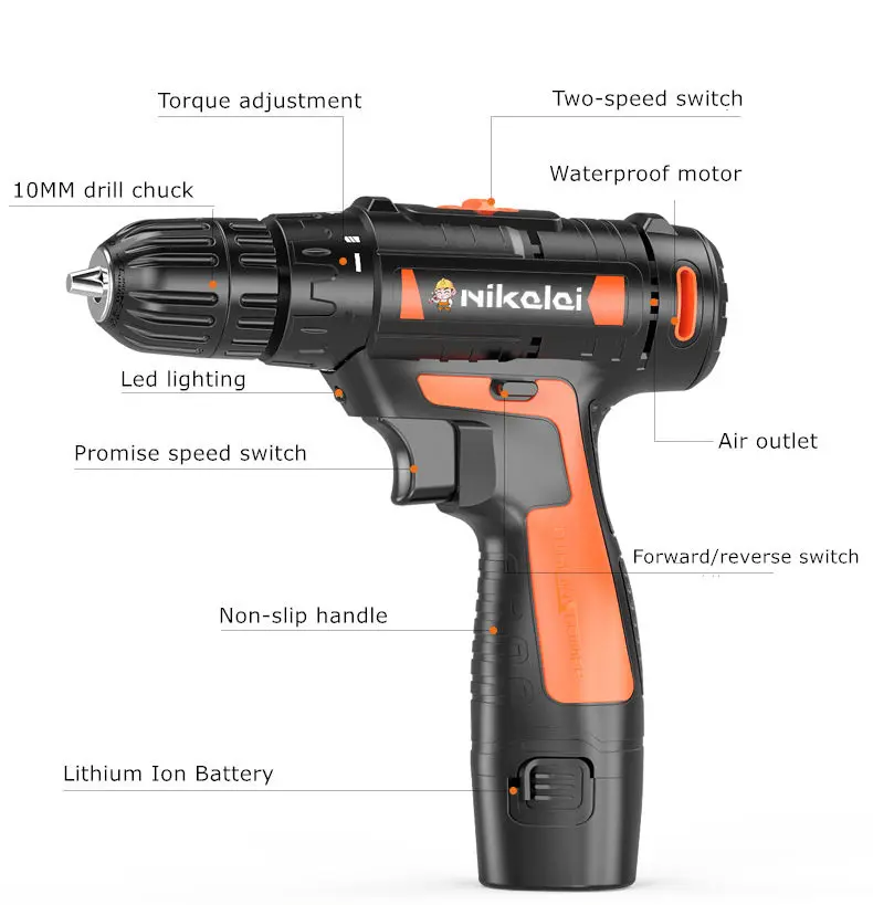 АККУМУЛЯТОРНЫЙ ШУРУПОВЕРТ/ДРИЛЬ 12V ДЛЯ ДОМА НА ЛИТИЕВОЙ БАТАРЕЕ РУЧНОЙ МИНИ ЭЛЕКТРИЧЕСКИЙ ИНСТРУМЕНТ С ПИСТОЛЕТНЫМ УПРАВЛЕНИЕМ.
