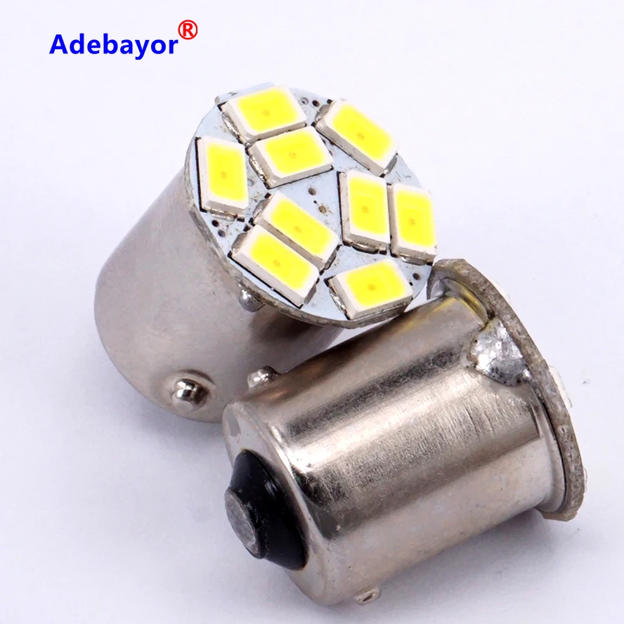 NEW HotSale 50x1156 BA15S 5630 LED 9 SMD R5W turn signal steering car lamp brake reversing back light white | Автомобили и