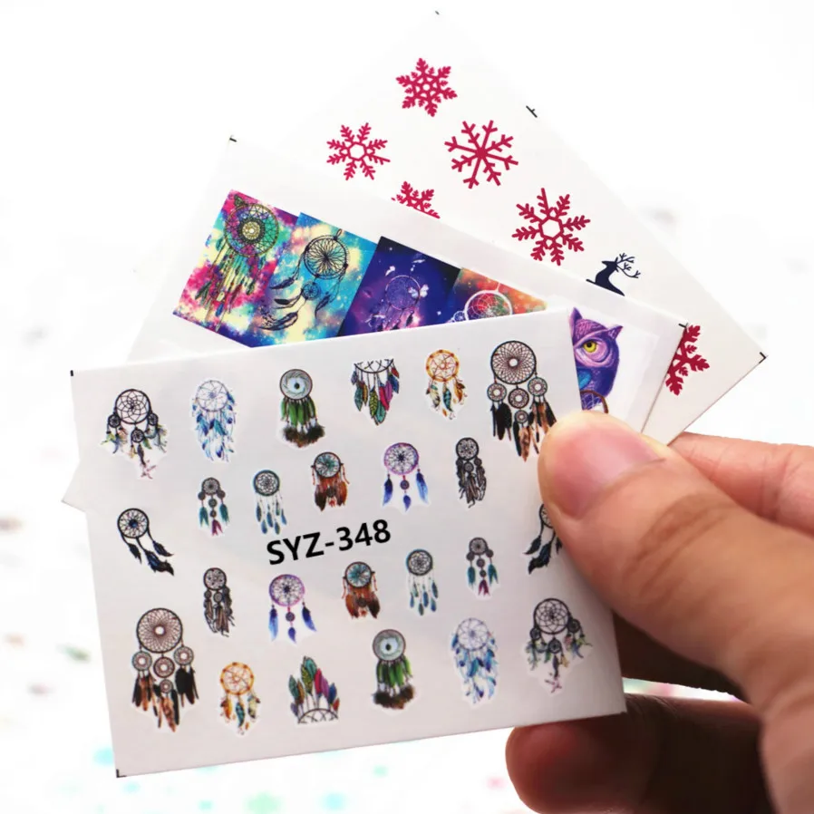 1 шт. Набор стикеров в виде ветряных колокольчиков и снежинок мультяшный дизайн