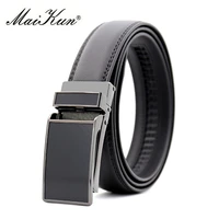 maikun mens cowskin belts for men luxury brand automatic buckle male strap for jeans pants cinto masculino