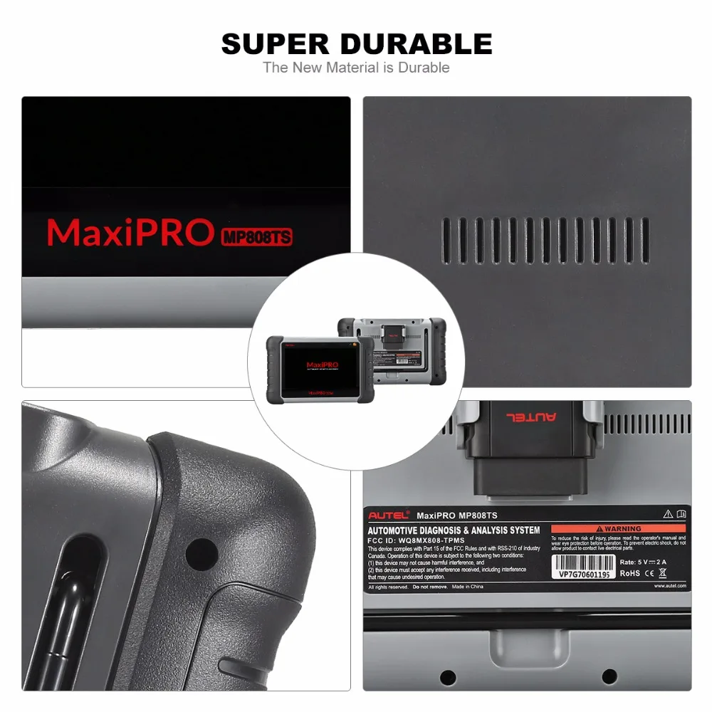 AUTEL MaxiPRO MP808TS OBD2 сканер автомобильный диагностический инструмент ПП давления