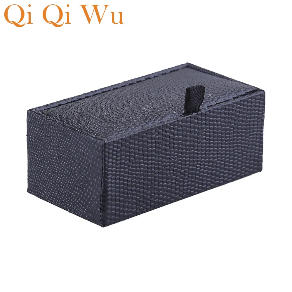 Запонки и зажим для галстука Подарочная коробка черные коробки в форме сердца