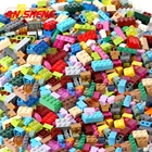 Набор строительных блоков, город-конструктор сделай сам, креативная игрушка, развивающие объемные блоки, совместимы со всеми брендами, 1000750500 шт.