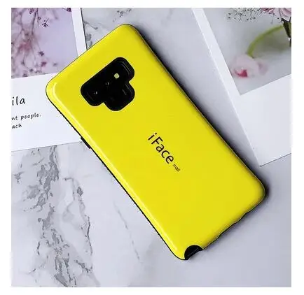Sinbeda iFace mall для samsung Galaxy Note 9 Note9 чехол s сверхпрочный противоударный чехол для samsung Note 9 чехол жесткий чехол для ПК - Цвет: Yellow