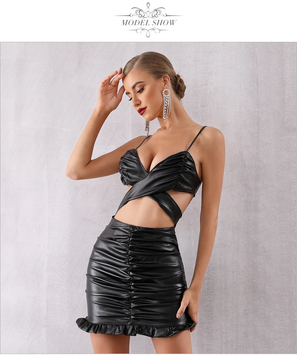 Adyce, женское летнее вечернее платье в стиле знаменитостей, Vestidos Verano,, сексуальное, черное, на бретельках, с вырезами, Клубные платья русалки