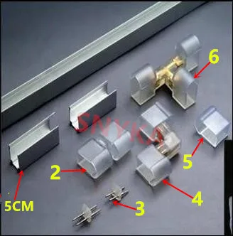 RGB светодиодная неоновая светильник вая лента контроллер шнур питания Разъем