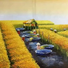 Ручная роспись Современная Абстрактная вьетнамская фотография
