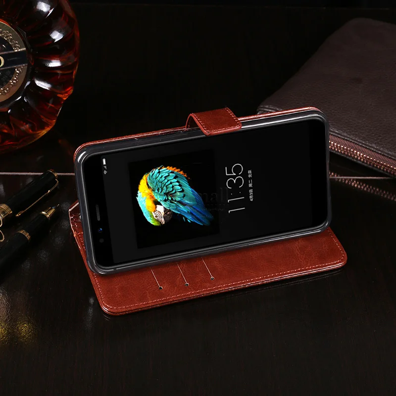 Роскошные Винтаж из искусственной кожи с откидной крышкой для lenovo S5 чехол