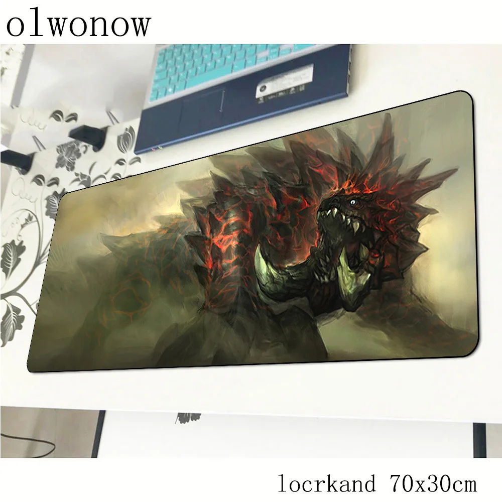 Коврик для мыши Monster Hunter компьютерный геймерский коврик 70x30 см большой под заказ