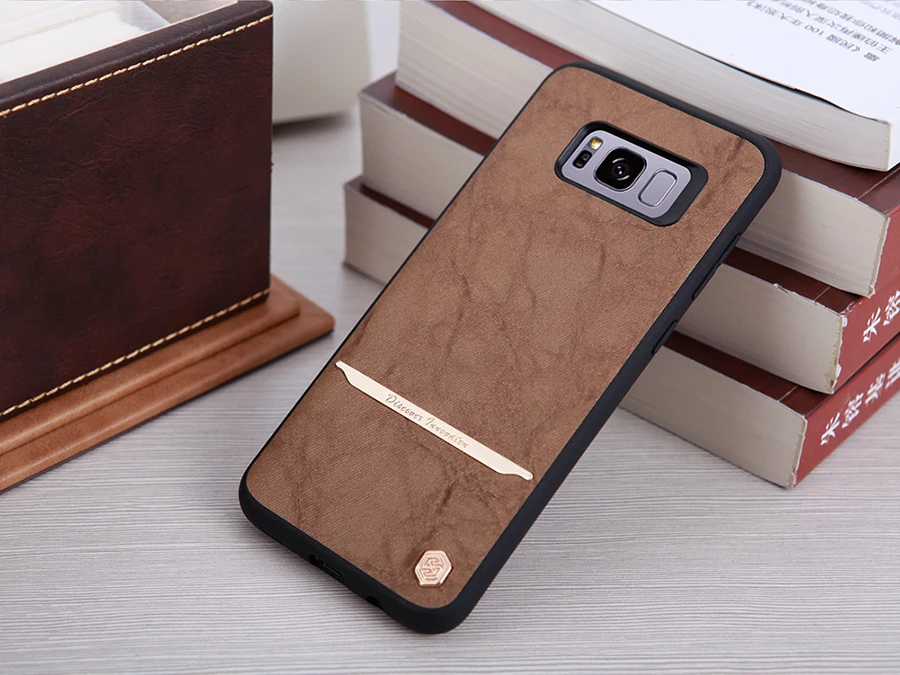 20 шт. мерсье s8 + case nillkin классический pu кожи пк жесткий задняя крышка телефона