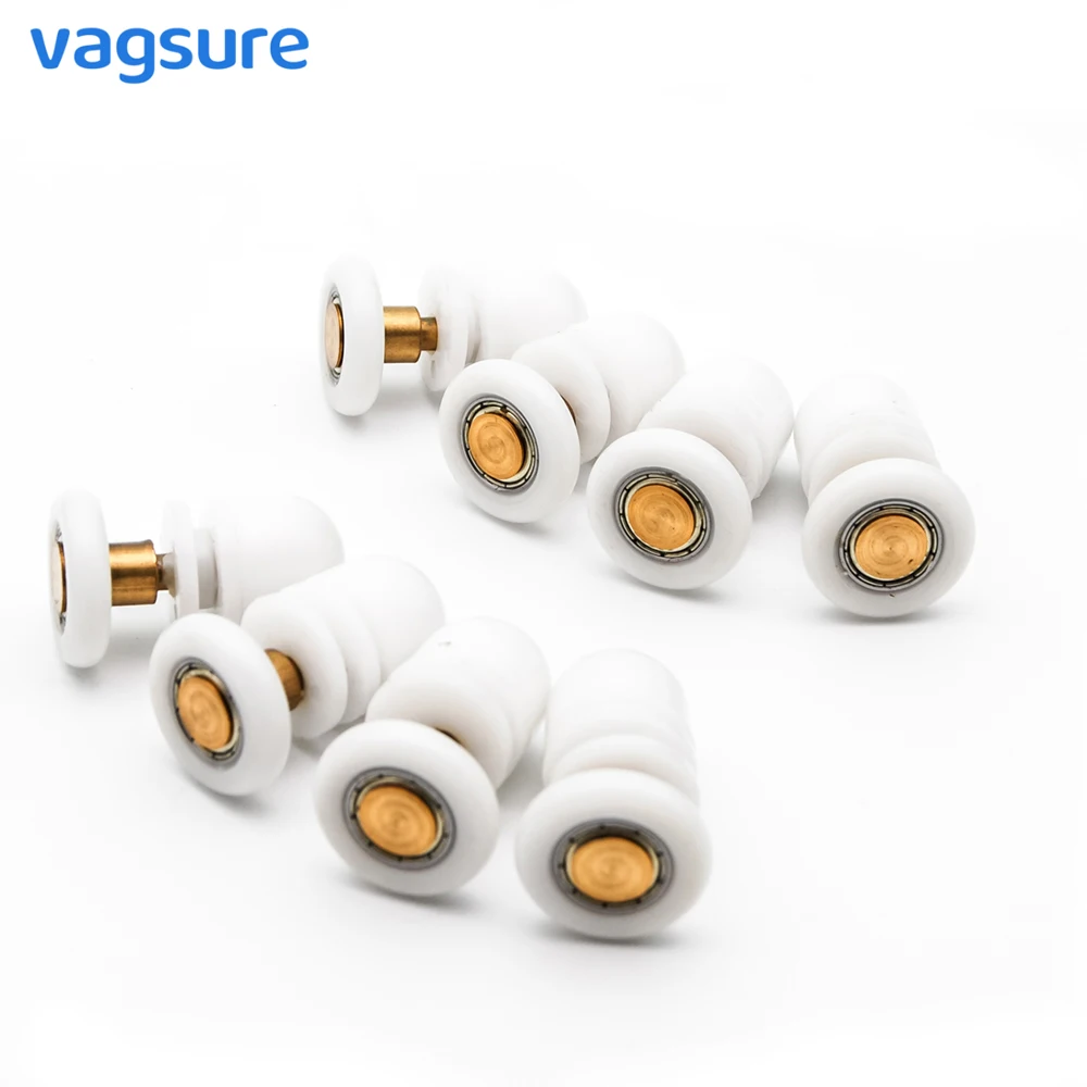 Vagsure 4 шт. 8 шт./компл. диаметр 19/23/25/27 мм прямой пластиковый одношкив колесная