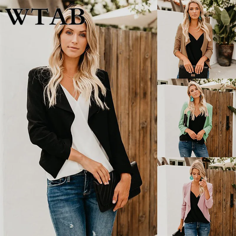 Куртка WTAB Женская хлопковая с отложным воротником S-XXL | одежда