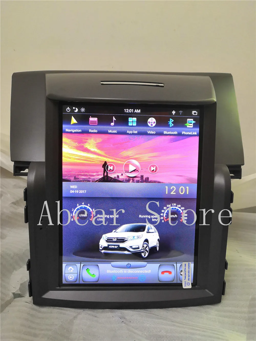10,4 ''Tesla стиль Android 8,1 автомобильный dvd-плеер gps навигация для Honda CRV CR-V 2012- стерео радио головное устройство PX6 CARPLAY ips
