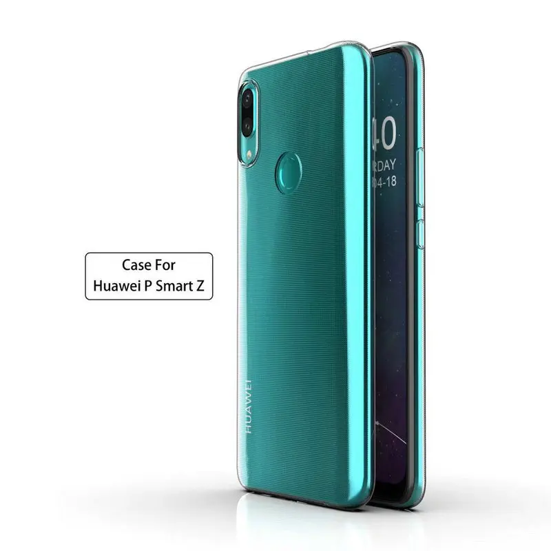 Прозрачный силиконовый чехол для Huawei P Smart Z Honor 9X STK-LX1 Премиум Y9 Prime 2019 мягкий
