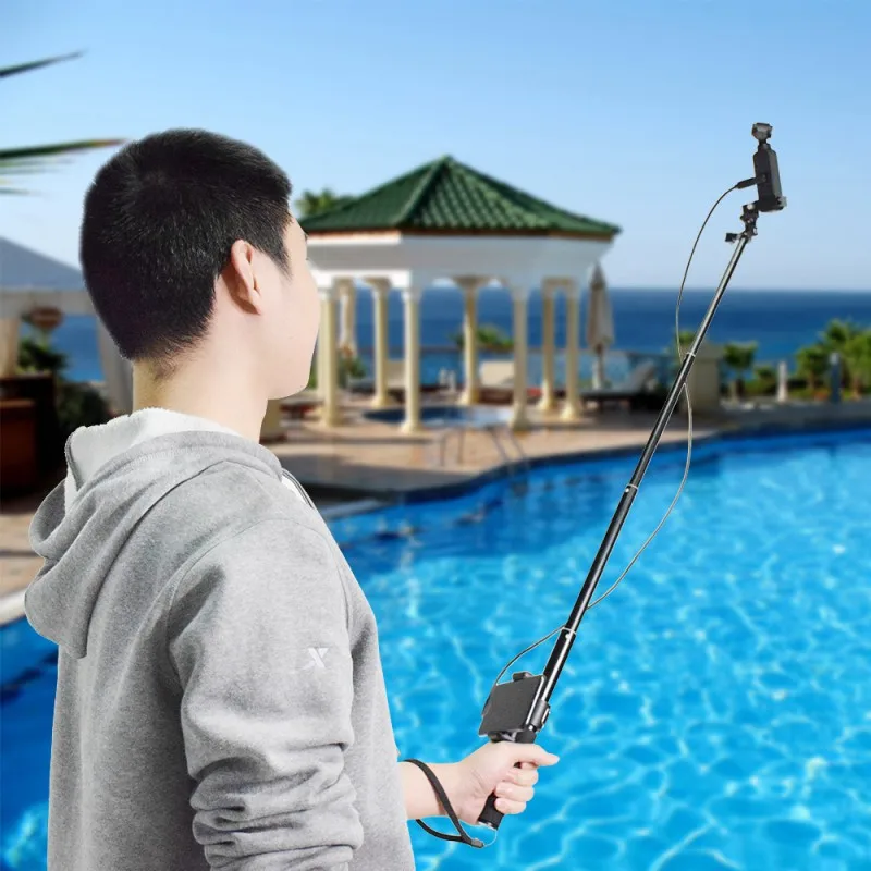 Для DJI Osmo карманная ручка стержень селфи палка удлинитель комплект с кабелем Type C