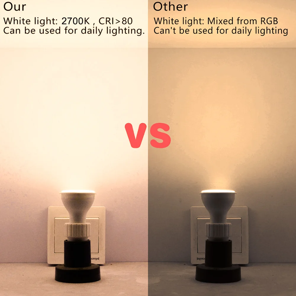 Новые 8 Вт RGB светодиодный лампы GU10 Цвет изменение для создания нужной атмосферы)